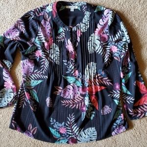[NWOT] POLY CREPE BLOUSE
